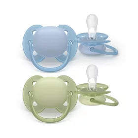   Philips AVENT Játszócumi Ultrasoft 0-6hó fiús 2db - neutral