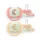 Philips AVENT Játszócumi Ultrasoft éjszakai 0-6hó lányos 2db - hold
