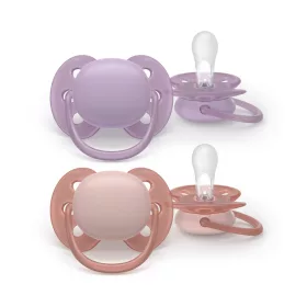   Philips AVENT Játszócumi Ultrasoft 6-18hó lányos 2db - neutral