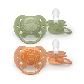 Philips AVENT Játszócumi Ultrasoft 18hó fiús 2db - kacsa