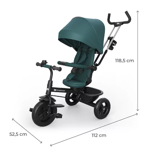 Kinderkraft tricikli Aston 2 Plus green
