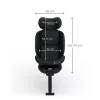 Kinderkraft gyerekülés I-360 Plus 2 i-Size Isofix 40-150cm fekete