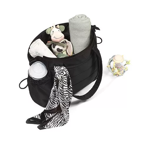 BabyOno Pelenkázótáska CAMI 45x12x30 cm - fekete 1672/01