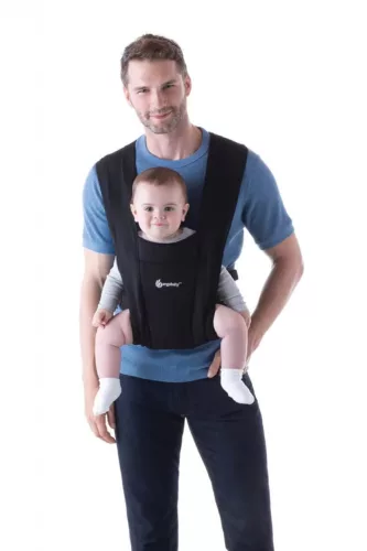 Ergobaby Embrace Hordozó: Pure Black / Fekete