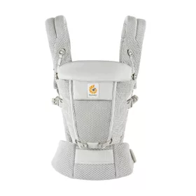   Ergobaby Adapt Soft Flex Mesh Hordozó: Pearl Grey / Gyöngy szürke