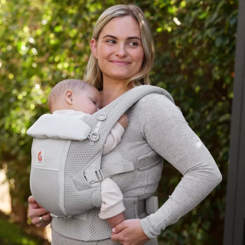 Ergobaby Adapt Soft Flex Mesh Hordozó: Pearl Grey / Gyöngy szürke