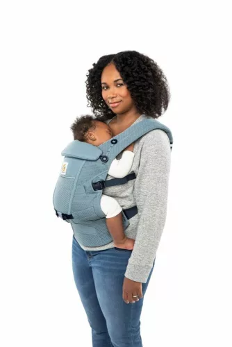 Ergobaby Adapt Soft Flex Mesh Hordozó: Slate Blue / Világos kék