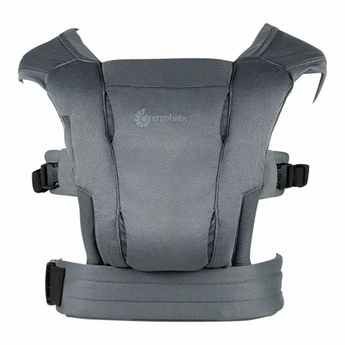 Ergobaby Embrace Hordozó Soft Air Mesh: Washed Black / Mosott fekete