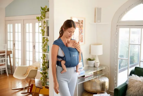 Ergobaby Embrace Hordozó Soft Air Mesh: Blue / Kék