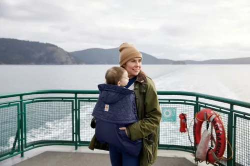 Ergobaby All Weather Hordozó takaró - Charcoal / Szürke