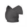 Ergobaby Aura Sustainable Knit Hordozókendő: Soft Black / Fekete