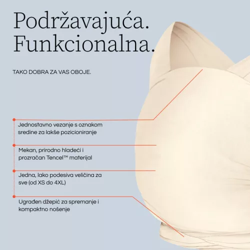 Ergobaby Aura Sustainable Knit Hordozókendő: Twilight Navy / Kék