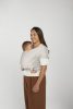 Ergobaby Aura Sustainable Mesh Hordozókendő: Soft Grey / Szürke