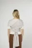 Ergobaby Aura Sustainable Mesh Hordozókendő: Soft Grey / Szürke