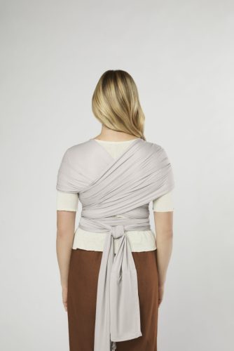 Ergobaby Aura Sustainable Mesh Hordozókendő: Soft Grey / Szürke