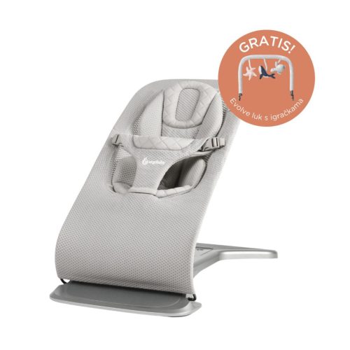 Ergobaby Evolve Pihenőszék Mesh - Light Grey / Világos szürke