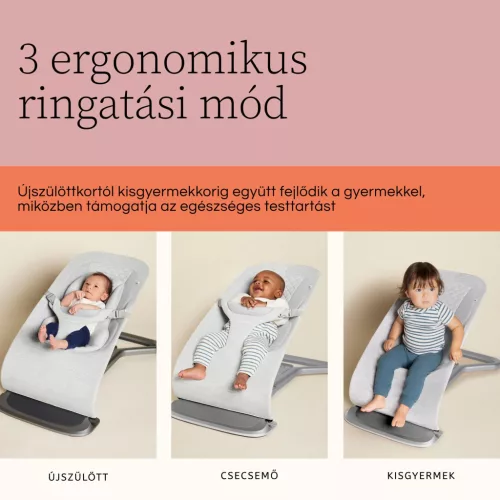 Ergobaby Evolve Pihenőszék Mesh - Light Grey / Világos szürke