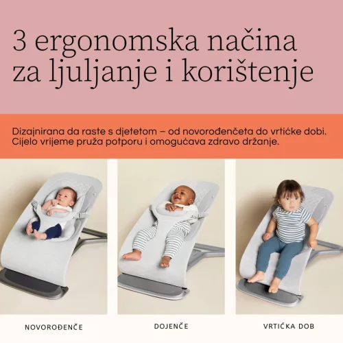 Ergobaby Evolve 3 in 1 Pihenőszék - Oxford Blue / Oxford kék
