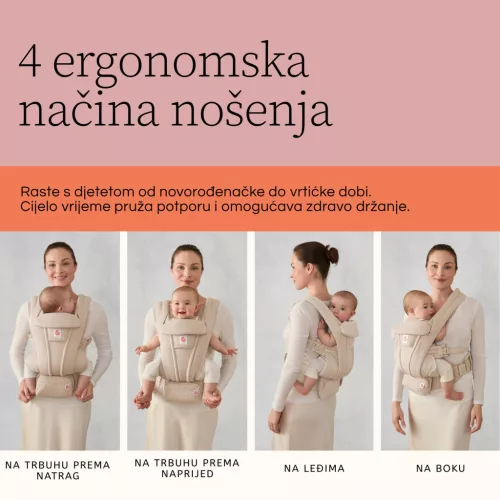 Ergobaby Omni Deluxe Mesh Hordozó - Graphite Grey / Grafit szürke