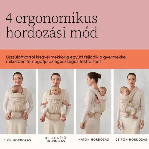 Ergobaby Omni Deluxe Mesh Hordozó - Midnight Blue / Kék