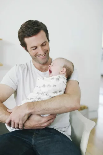 Ergobaby Swaddler Pólya - Elefánt