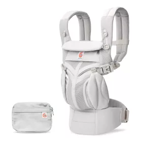   Ergobaby Omni 360 Cool Air Mesh Hordozó: - Pearl Grey / Gyöngy szürke