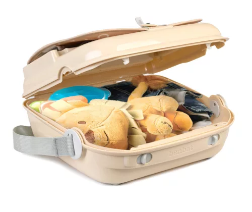 Benbat YummiGo Plus ülésmagasító és gyerekbőrönd 3 az 1-ben - Beige