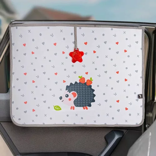 Benbat SunBlocker mágneses autós napvédő roló - Hedgehog