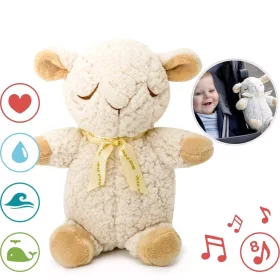   Cloud b Sleeping Sheep alvást segítő zenélő plüss bárány, hordozható