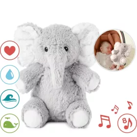   Cloud b Eli the Elephant -alvást segítő zenélő plüss elefánt
