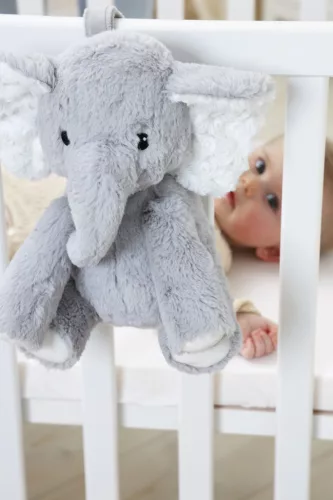 Cloud b Eli the Elephant -alvást segítő zenélő plüss elefánt