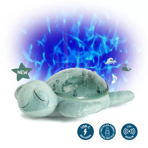 Cloud b Tranquil Turtle - projektoros éjjeli fény teknős újratölthető - Green