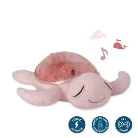   Cloud b Tranquil Turtle - projektoros éjjeli fény teknős újratölthető - Pink
