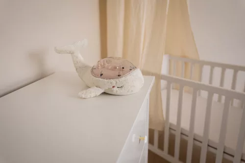 Cloud b Tranquil Whale - projektoros éjjeli fény bálna újratölthető - White