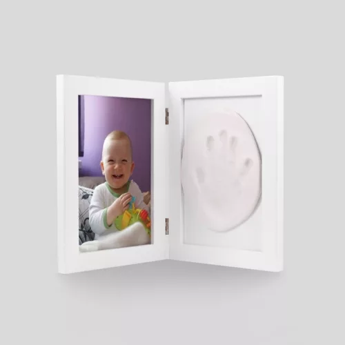OB Baby Handprint agyag lenyomatkészítő kerettel - White
