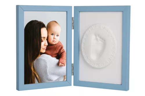 OB Baby Handprint agyag lenyomatkészítő kerettel - Blue