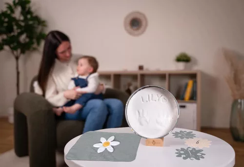 Petit Artichaut Születési ajándékszett - Daisy Blue