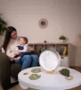 Petit Artichaut Születési ajándékszett - Daisy Beige