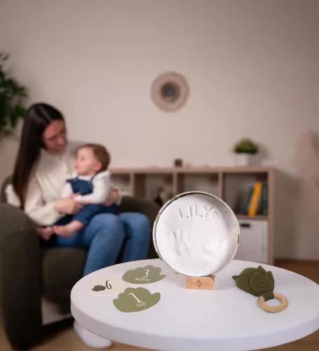 Petit Artichaut Születési ajándékszett - Daisy Beige