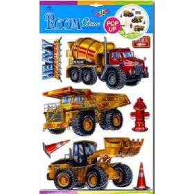 SLK 3D szobadekoráció - Trucks 1