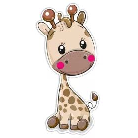 SRP Kétréteges faldekoráció - Giraffe