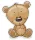 SRP Kétréteges faldekoráció - Teddy Bear