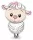 SRP Kétréteges faldekoráció - Sheep
