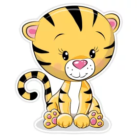 SRP Kétréteges faldekoráció - Tiger