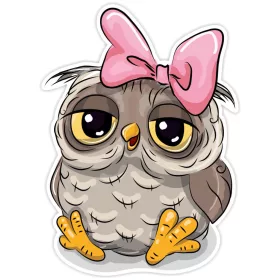 SRP Kétréteges faldekoráció - Owl