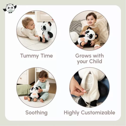 Tiny Love Panda megnyugtató plüss barát