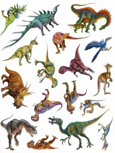 Mozgalmas matricásfüzet - Dinoszauruszok