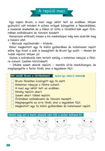 Jobb leszek ... olvasásból - 2. osztályosoknak