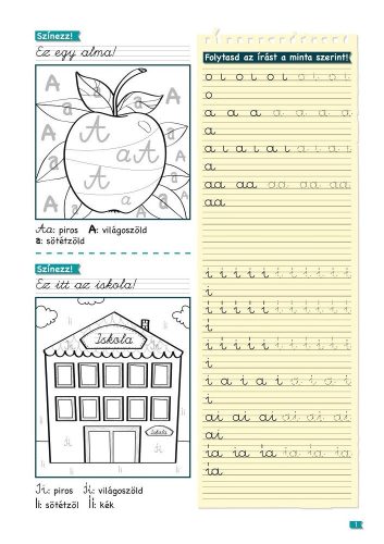 Jobb leszek ... írásból - 1. osztályosoknak