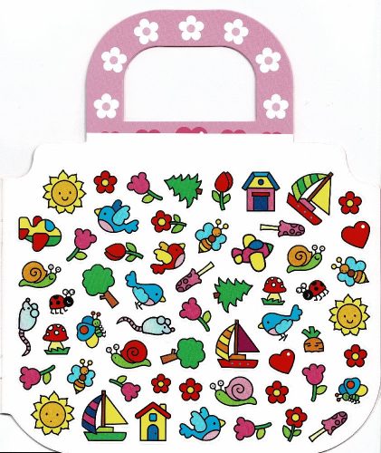 Füles kifestő matricákkal - 3. Babakocsi